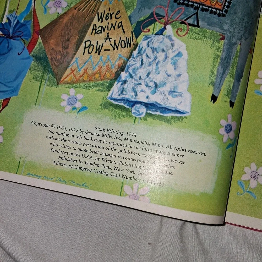 Betty Crocker's Parties for Children, Hardcover Spiral Bound 1974 Sixth Printing